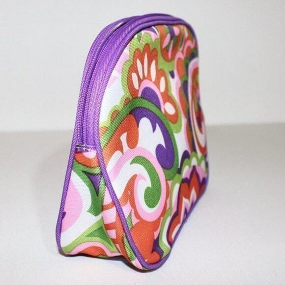 Clinique Retro Pattern Large Clinique Makeup Bag - Picture 3 of 3